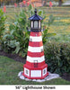 4' Hexagonal Amish-Made Wooden Assateague, VA Replica Lighthouse with Base