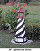 4' Hexagonal Amish-Made Wooden St. Augustine, FL Replica Lighthouse with Base
