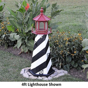 4' Hexagonal Amish-Made Wooden St. Augustine, FL Replica Lighthouse