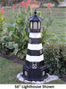 4' Hexagonal Amish-Made Wooden Cape Canaveral, FL Replica Lighthouse with Base