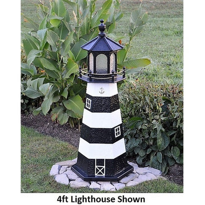4' Hexagonal Amish-Made Wooden Cape Canaveral, FL Replica Lighthouse