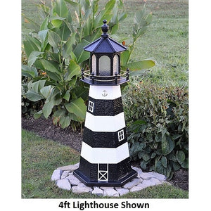 4' Hexagonal Amish-Made Wooden Cape Canaveral, FL Replica Lighthouse