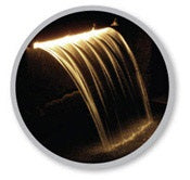 Atlantic Water Gardens 36" ColorFalls with SOL White LEDs