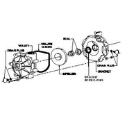Exploded view of PerformancePro Cascade Pump with Seal Kit