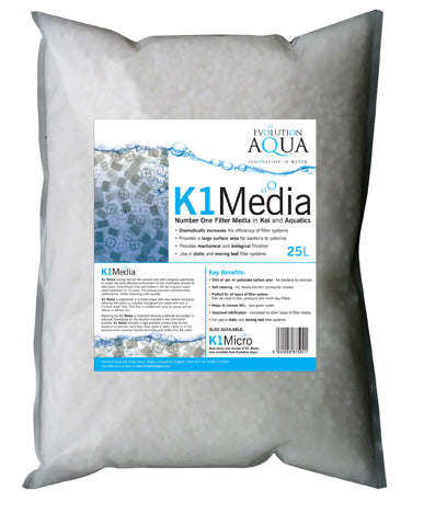  Evolution Aqua K+ Advanced Filter Media - 50 Liter Floating :  Pet Supplies