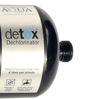 Connections on the Evolution Aqua Detox Dechlorinator Carbon In-Line Filter