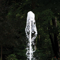 Atlantic Water Gardens Vertical Adjustable Frothy Fountain Nozzle spray pattern