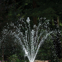 Atlantic Water Gardens Horizontal Arching Spray Fountain Nozzle spray pattern