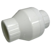 White PVC Swing Check Valves, Female Threaded Ends (FPT)