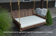 A&L Furniture Co. Amish-Made Cedar Royal English Swing Beds