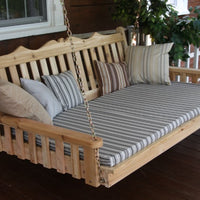 A&L Furniture Co. Amish-Made Cedar Royal English Swing Beds