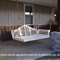 A&L Furniture Co. Amish-Made Pine Marlboro Swing Beds