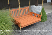 A&L Furniture Co. Amish-Made Cedar Traditional English Swing Beds
