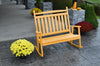 A&L Furniture Co. Amish-Made Pine Double Classic Porch Rocker