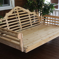 A&L Furniture Co. Amish-Made Cedar Marlboro Swing Beds