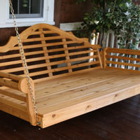 A&L Furniture Co. Amish-Made Cedar Marlboro Swing Beds