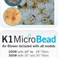 Accessories included with Evolution Aqua K1 MicroBead Filters