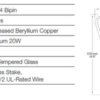 Features of Illumicare Bentley Brass LED Path & Area Light