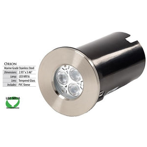 Orion Stainless Steel LED In-Ground Light by Illumicare