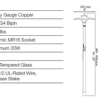 Illumicare Copper Adonis Path & Area Light Specifications