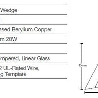 Features of Illumicare Declan Brass LED Deck & Niche Light