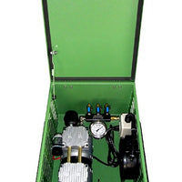 Matala MPC-120C1 Rocking Piston Compressor with Cabinet, Air Filter, Pressure Gauge & Air Manifold