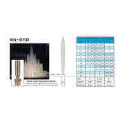 ProEco Geyser Display Fountain Nozzles