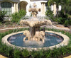 ProEco Display Fountain Spray Rings in courtyard fountain
