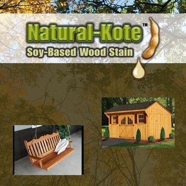 Natural Kote Nontoxic Soy-Based Wood Stain