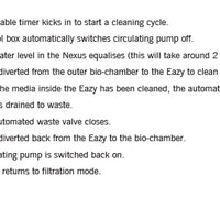 Pump-fed cleaning instructions for Evolution Aqua Nexus™ Automatic Systems
