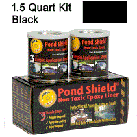 Pond Shield Non-Toxic Black Epoxy Liner, 1.5 Quart