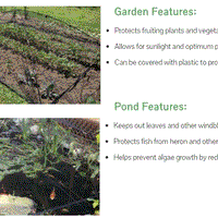 Features of Atlantic Water Gardens Pond & Garden Protector