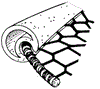 Monorail guidance system for Loki Yellow Jacket Contractor Cleanout Net Set