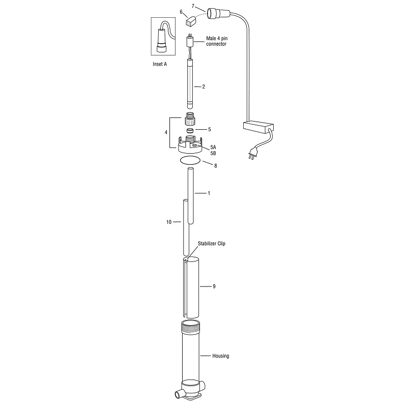 Lifegard Aquatics UV Sterilizer Module Parts - Practical Garden Ponds Lifegard Aquatics UV Sterilizer Module Parts - Practical Garden Ponds