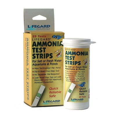 Lifegard Aquatics Ammonia Test Strips, Package of 25 Strips