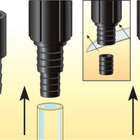 Lifegard Aquatics Complete CustomFlo® Water System Pipe Hose Adapter