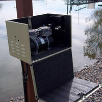 Interior View of Post Mount Cabinet for Kasco® Robust-Aire Diffused Aeration Systems
