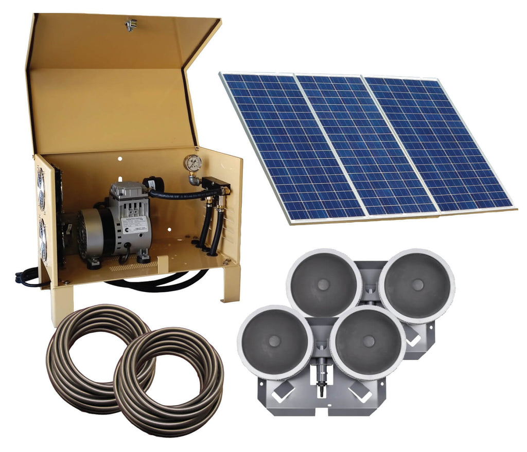 EasyPro 1.5 Acre Deep Water Solar Aeration System with Diffusers and Tubing
