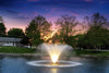 Scott Aerator Night Glo LED Residential Fountain Lighting Set on a lake