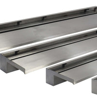 EasyPro Vianti Falls Stainless Steel Spillways with Extended 6" Lip