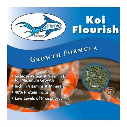 Anjon Manufacturing Thrive Koi Flourish Growth Formula Fish Food