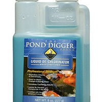 The Pond Digger Liquid De-Chlorinator Water Conditioner, 8 Ounces
