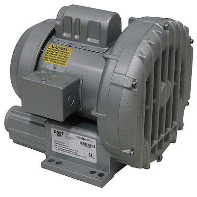 Gast® Regenerative Blowers without Air Filter or Bleed Valve